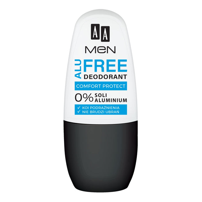 AA Men Alu Free Deodorant Comfort Protect dezodorant w kulce bez soli aluminium 50ml