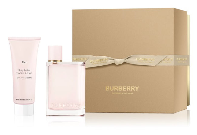 Burberry Her zestaw woda perfumowana spray 50ml + balsam do ciała 75ml