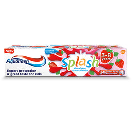 Aquafresh Splash Toothpaste pasta do zębów dla dzieci 3-8 lat Strawberry & Mint 50ml
