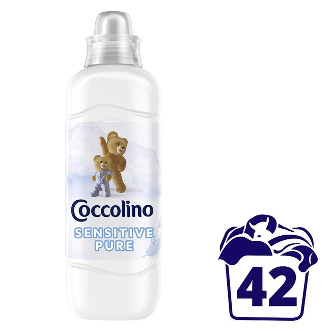 Coccolino Sensitive Pure delikatny płyn do płukania tkanin o zapachu białych kwiatów 1050ml