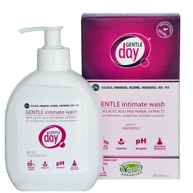 Gentle Day Gentle Intimate Wash płyn do higieny intymnej z kwasem mlekowych i ekstraktem z ziół 250ml