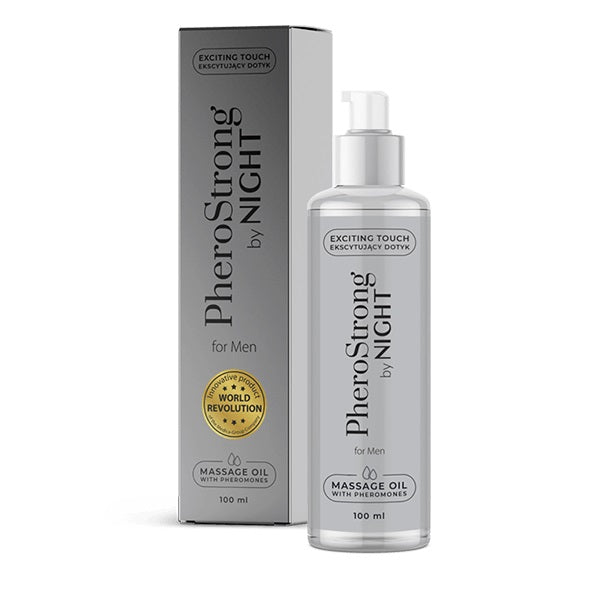 PheroStrong By Night For Men Massage Oil With Pheromones olejek do masażu z feromonami 100ml