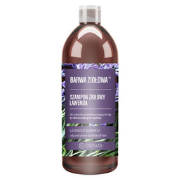Barwa Ziołowa szampon ziołowy do włosów przetłuszczających się ze skłonnością do łupieżu Lawenda 480ml