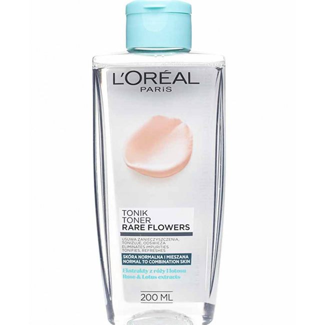 L'Oreal Paris Skin Expert Rare Flowers tonik oczyszczający skóra normalna i mieszana 200ml