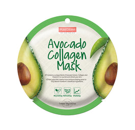 Purederm Avocado Collagen Mask maseczka kolagenowa w płacie Awokado 18g