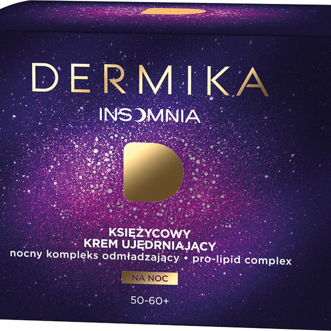 Dermika Insomnia 50-60+ księżycowy krem ujędrniający na noc 50ml