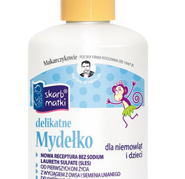Skarb Matki Delikatne mydełko dla niemowląt i dzieci w płynie 275ml