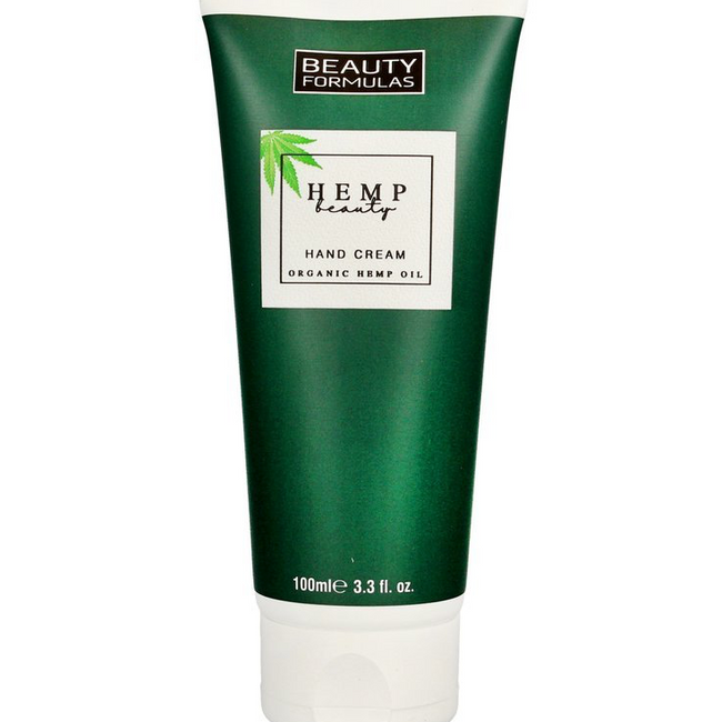 Beauty Formulas Hemp Beauty Hand Cream krem do rąk z organicznym olejem konopnym 100ml