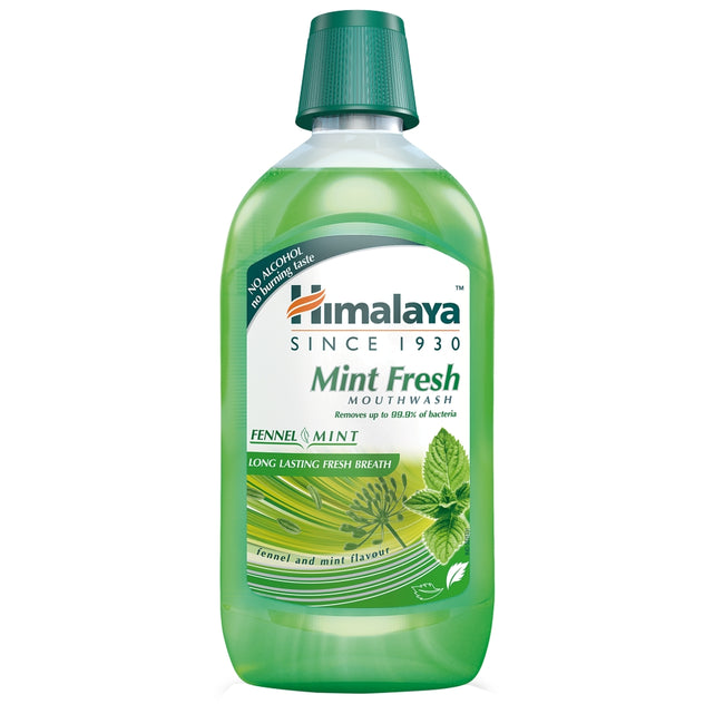 Himalaya Mint Fresh odświeżający płyn do płukania jamy ustnej 450ml