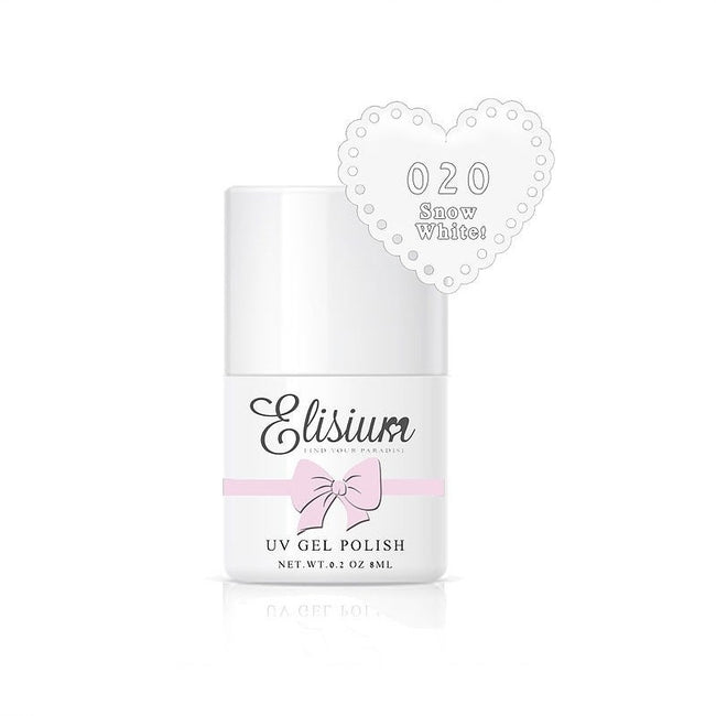 Elisium UV Gel Polish lakier hybrydowy do paznokci 020 Snow White 8ml