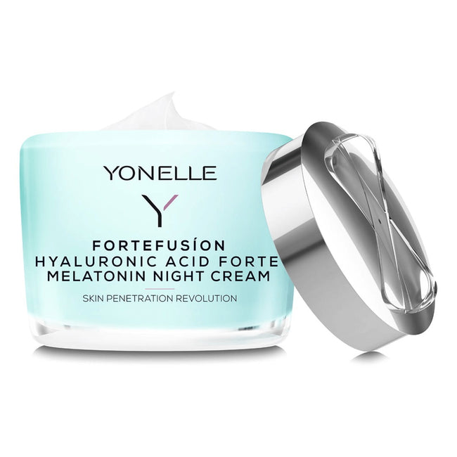 Yonelle Fortefusion Hyaluronic Acid Forte Melatonin Night Cream krem z kwasem hialuronowym i melatoniną na noc 55ml