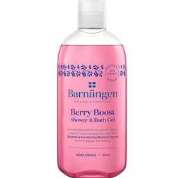 Barnängen Berry Boost Shower & Bath Gel żel do kąpieli i pod prysznic z olejkiem z czarnych jagód 400ml