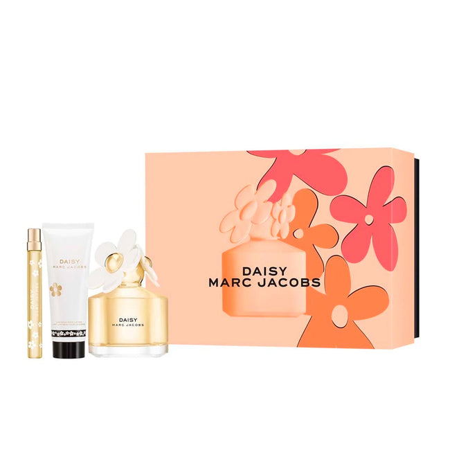 Marc Jacobs Daisy zestaw woda toaletowa spray 100ml + balsam do ciała 75ml + miniatura wody toaletowej 10ml