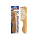 Ronney Professional Wooden Comb profesjonalny drewniany grzebień do włosów 184x45mm RA 00122