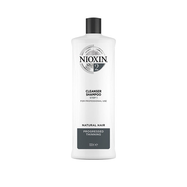 NIOXIN System 2 Cleanser Shampoo oczyszczający szampon do włosów normalnych znacznie przerzedzonych 1000ml