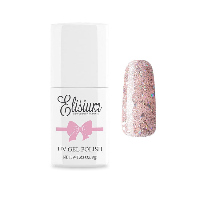 Elisium UV Gel Polish lakier hybrydowy do paznokci 078 Elegant Gold 9g