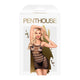 Penthouse Ecstasy Queen Mini Dress bezszwowa sukienka z siateczki Black S-L
