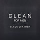 Clean For Men Black Leather zestaw woda toaletowa spray 100ml + dezodorant sztyft 75g