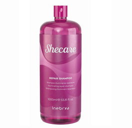 Inebrya Shecare Repair Shampoo rozświetlająco-naprawczy szampon do włosów zniszczonych zabiegami chemicznymi 1000ml