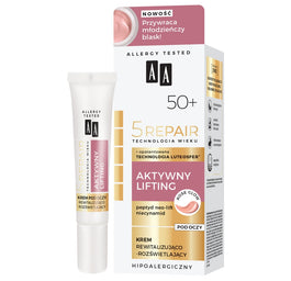AA Technologia Wieku 5Repair 50+ Aktywny Lifting krem pod oczy rewitalizujaco-rozświetlający 15ml