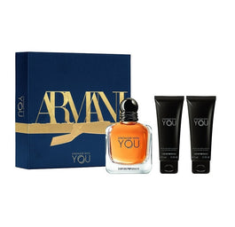 Giorgio Armani Stronger With You zestaw woda toaletowa spray 100ml + żel pod prysznic 2x75ml