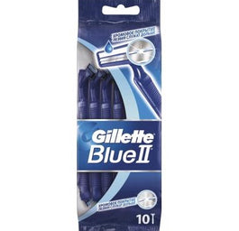 Gillette Blue II Chromium jednorazowe maszynki do golenia dla mężczyzn 10szt