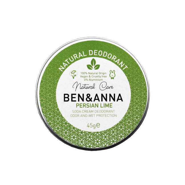 Ben&Anna Natural Deodorant naturalny dezodorant w kremie w aluminiowej puszce Persian Lime 45g