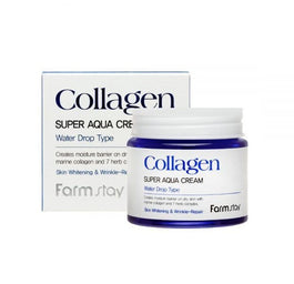 Farm Stay Collagen Super Aqua Cream kolagenowy krem intensywnie nawadniający Water Drop 80ml