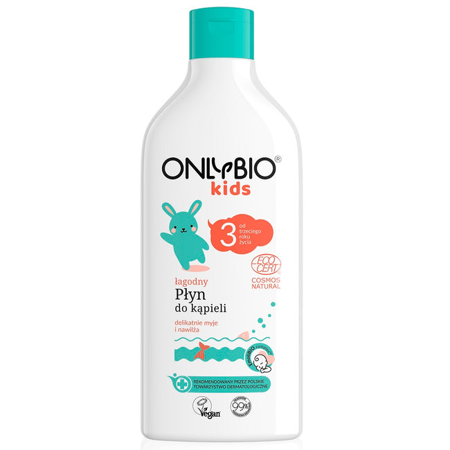 OnlyBio Kids łagodny płyn do kąpieli od 3. roku życia 500ml