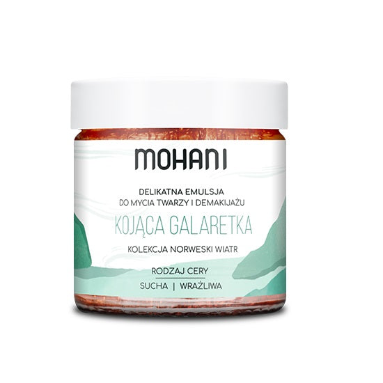 Mohani Kojąca Galaretka delikatna emulsja do mycia twarzy i demakijażu 60ml