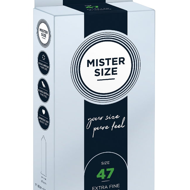 Mister Size Condoms prezerwatywy dopasowane do rozmiaru 47mm 10szt.