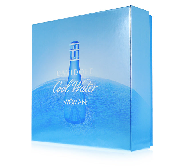 Davidoff Cool Water Woman zestaw woda toaletowa spray 50ml + balsam do ciała 75ml