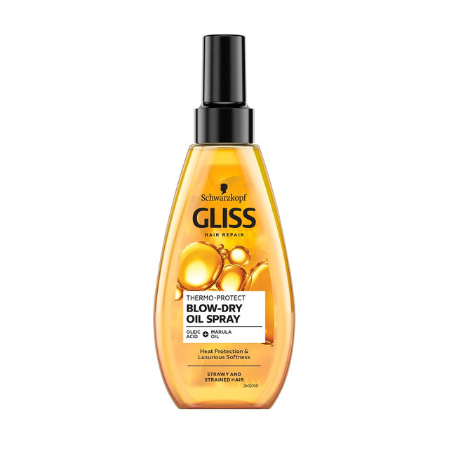 Gliss Kur Thermo-Protect Blow-Dry Oil olejek termoochronny do włosów przesuszonych i nadwyrężonych 150ml