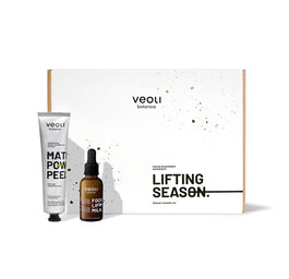 Veoli Botanica Lifting Season zestaw liftingujące serum do twarzy 30ml + multikwasowy peeling enzymatyczny do twarzy 75ml