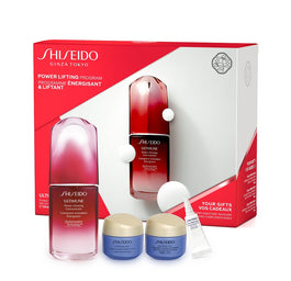 Shiseido Power Lifting Program zestaw Ultimune Power Infusing Concentrate 50ml + Vital Perfection Cream 15ml + Vital Perfection Overnight Firming Treatment 15ml + Vital Perfection Eye Cream 3ml