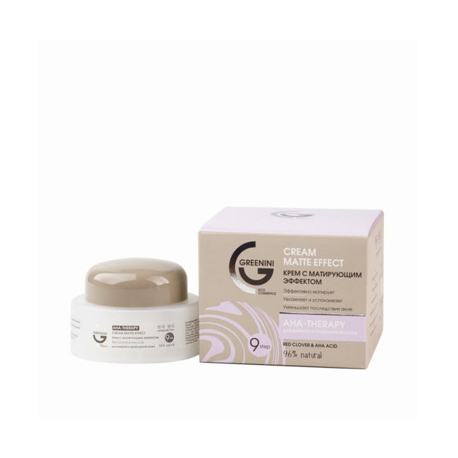Greenini AHA Therapy Cream Matte Effect krem do twarzy z efektem matującym 30ml