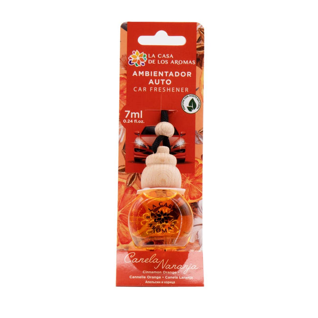 La Casa de los Aromas Car Freshener odświeżacz do samochodu Cynamon i Pomarańcza 7ml