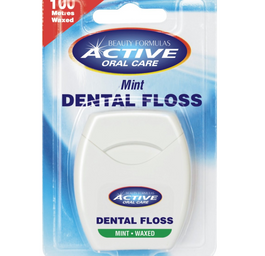 Active Oral Care Dental Floss nić dentystyczna woskowana Mint 100 metrów