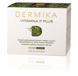 Dermika Vitamina P Plus Regeneracja Cery Naczynkowej przeciwzmarszczkowy krem tłusty na dzień i na noc 50ml