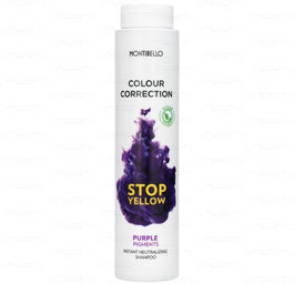 MONTIBELLO Colour Correction Stop Yellow Shampoo szampon neutralizujący żółte odcienie włosów 300ml