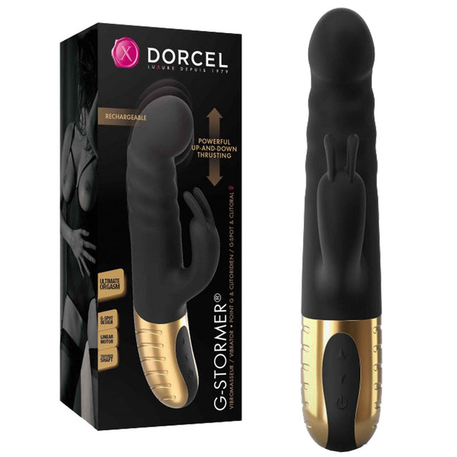 Marc Dorcel G-Stormer wibrator typu króliczek z 10 programami wibracji Black