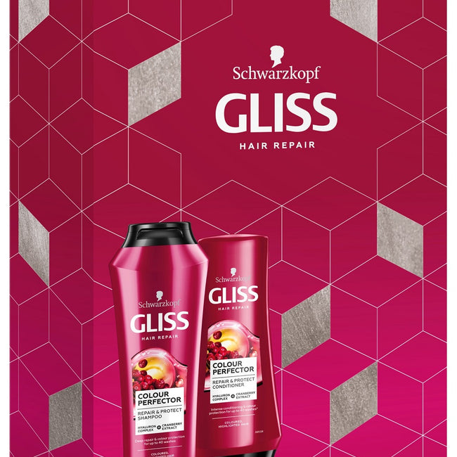 Gliss Kur Colour Perfector zestaw szampon do włosów 250ml + odżywka do włosów 200ml