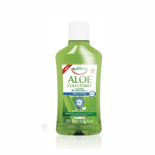 Equilibra Aloe Triple Action Mouthwash płyn do płukania jamy ustnej 250ml