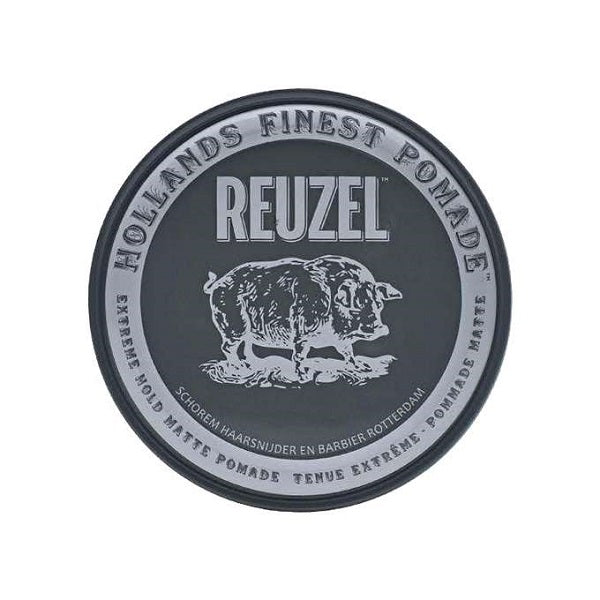 Reuzel Hollands Finest Pomade mocno utrwalająca pomada na bazie wody Black 35g