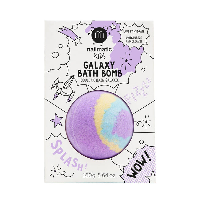 Nailmatic Kids Galaxy Bath Bomb kula do kąpieli dla dzieci Pulsar 160g