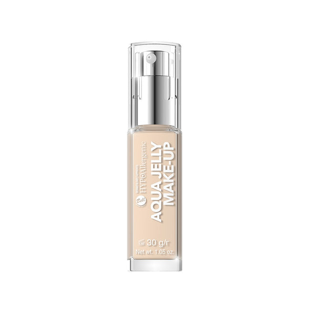 Bell HypoAllergenic Aqua Jelly Make-Up hypoalergiczny podkład nawilżająco-matujący o konsystencji galaretki 02 Light Sand Beige 30g