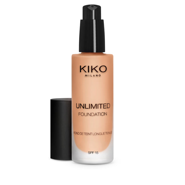 KIKO Milano Unlimited Foundation SPF 15 długotrwały podkład w płynie Warm Beige 30 30ml