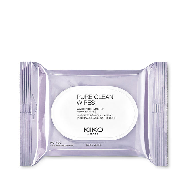 KIKO Milano Pure Clean Wipes chusteczki do demakijażu twarzy oczu i ust 25szt