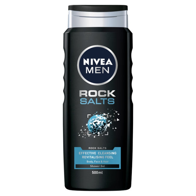 Nivea Men Rock Salts żel pod prysznic do twarzy ciała i włosów 500ml