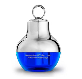 HiSkin SkinLed Regenerating MC2 Night Cream With Nanocollagen Vege regenerujący krem na noc z nanokolagenem vege 50ml + masażer i światło LED